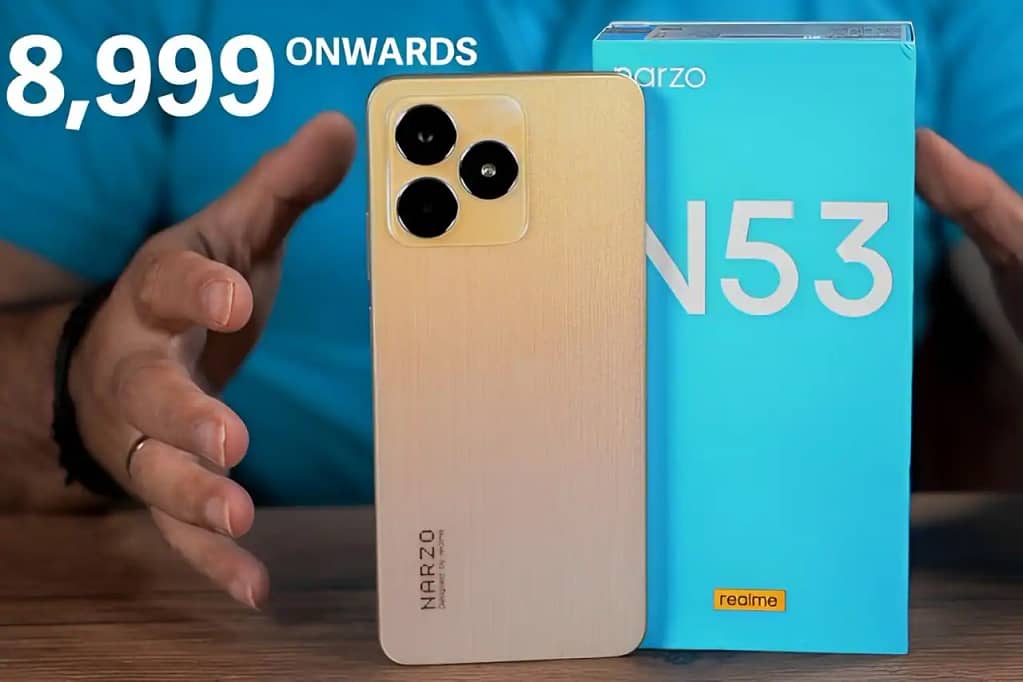 Realme Narzo N53 Smartphone lunched with 6.74-inch HD+ display, Octa-core Unisoc chipset, 5000mAh battery
