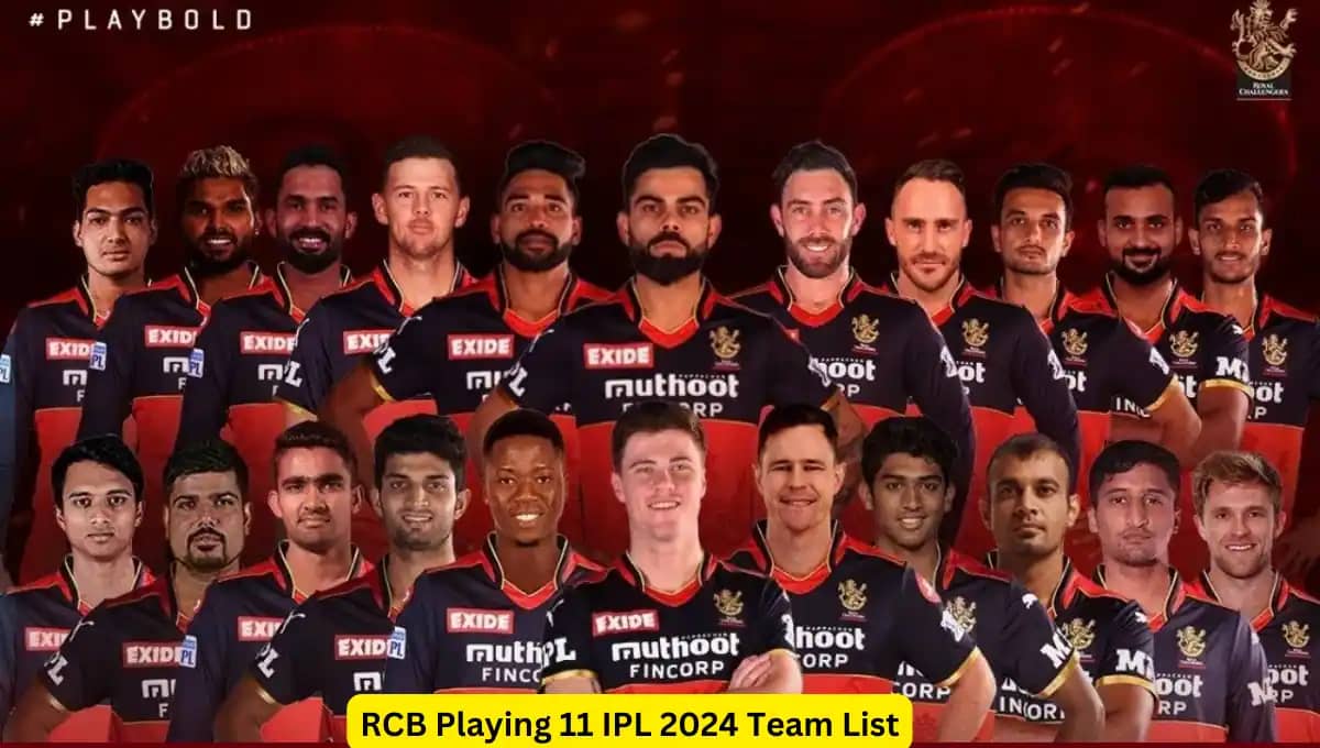 RCB Playing 11 IPL 2024 Team List