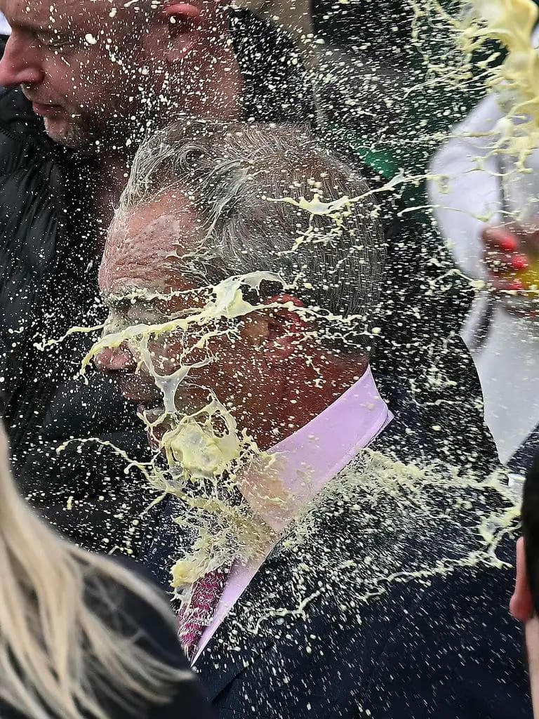 Who Is Victoria Thomas-Bowen? OnlyFans Model Arrested For Throwing Milkshake At Nigel Farage